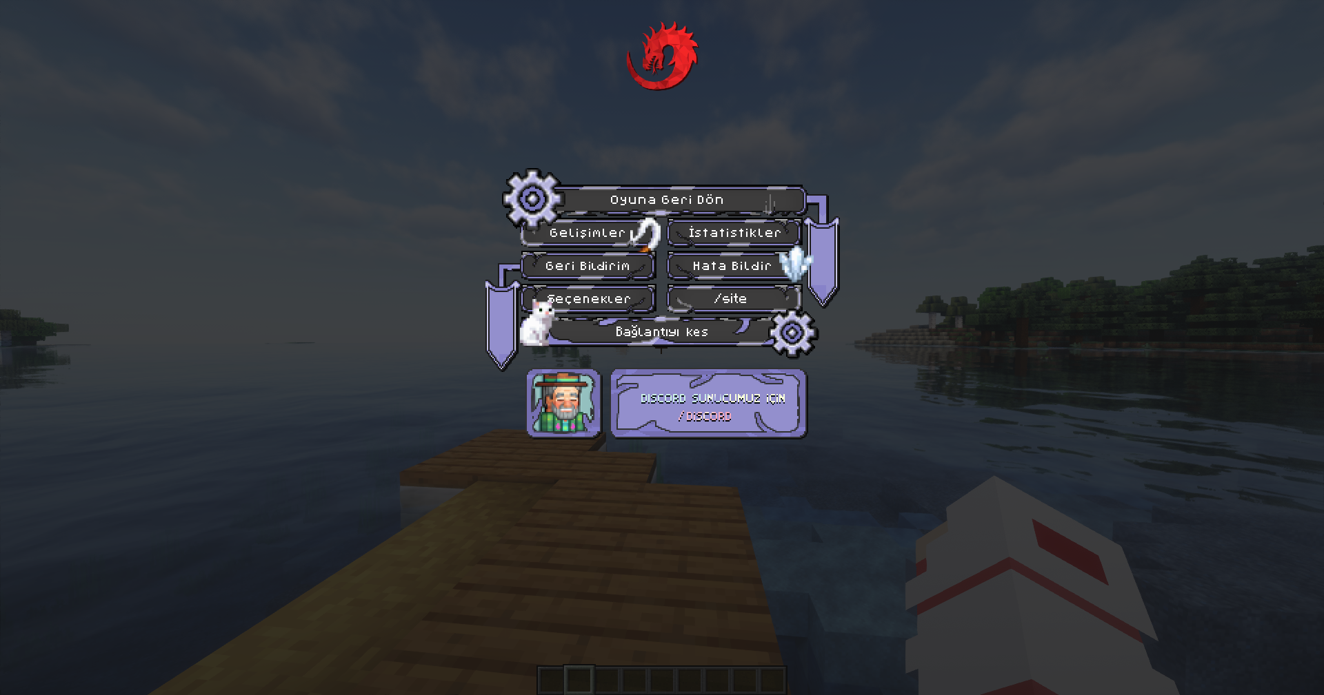Purple ESC Menu