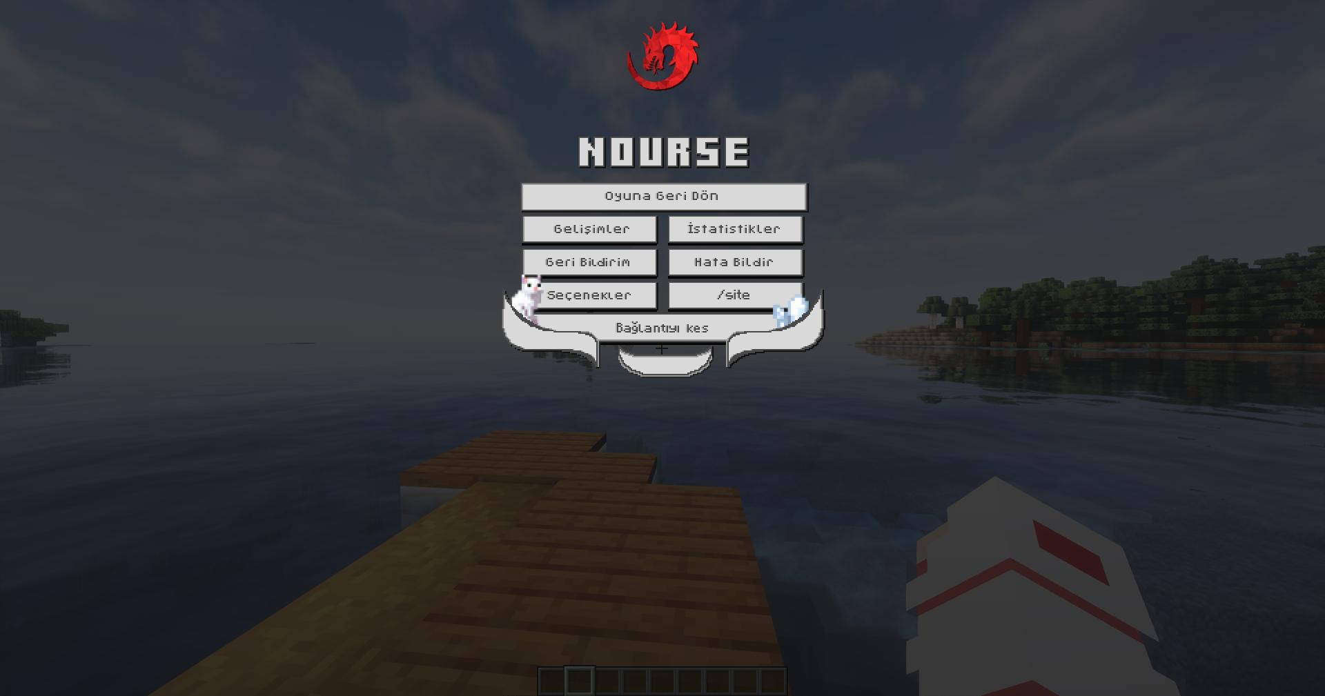 White ESC Menu
